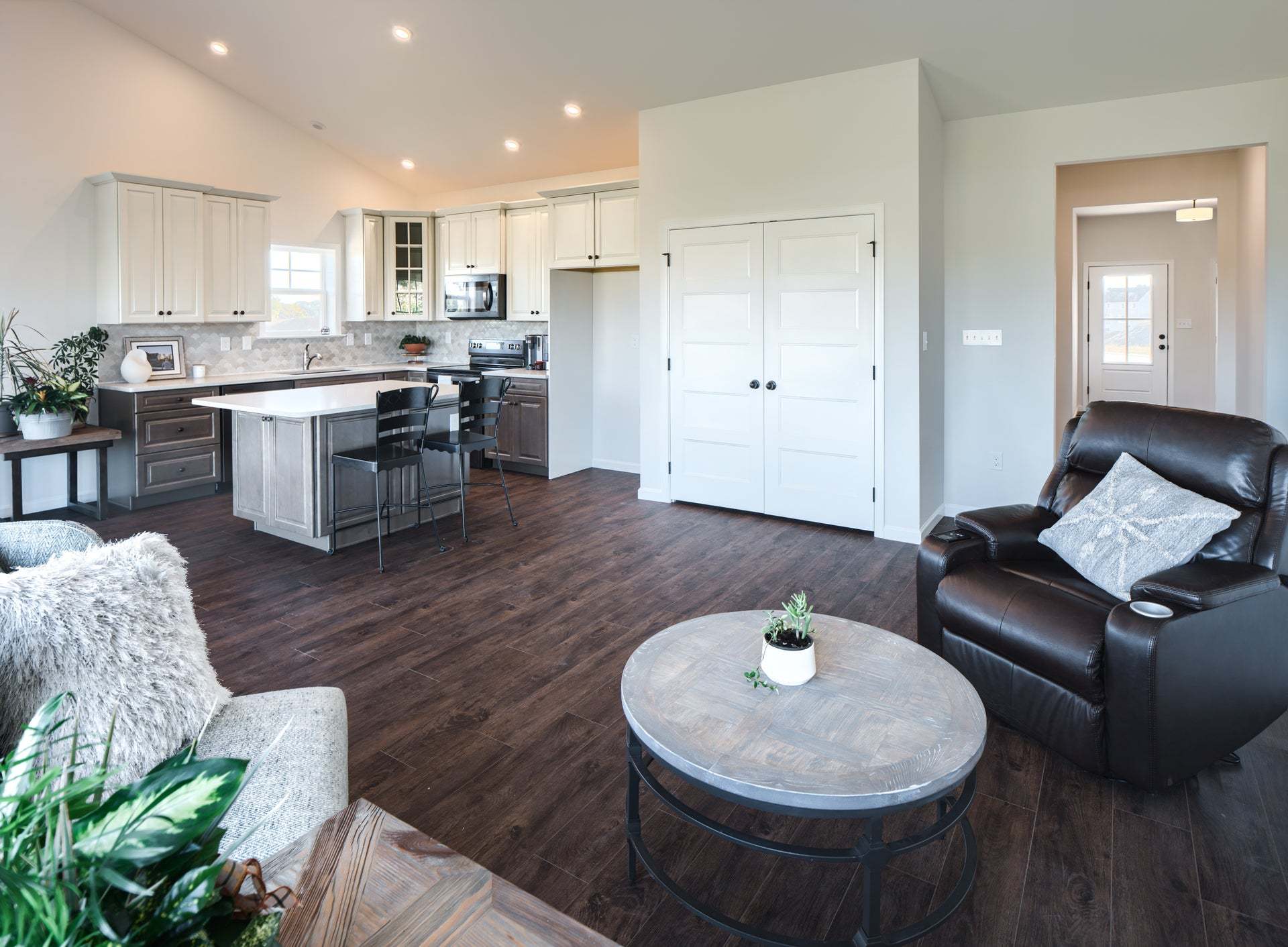 Classic Kitchen and Family Room