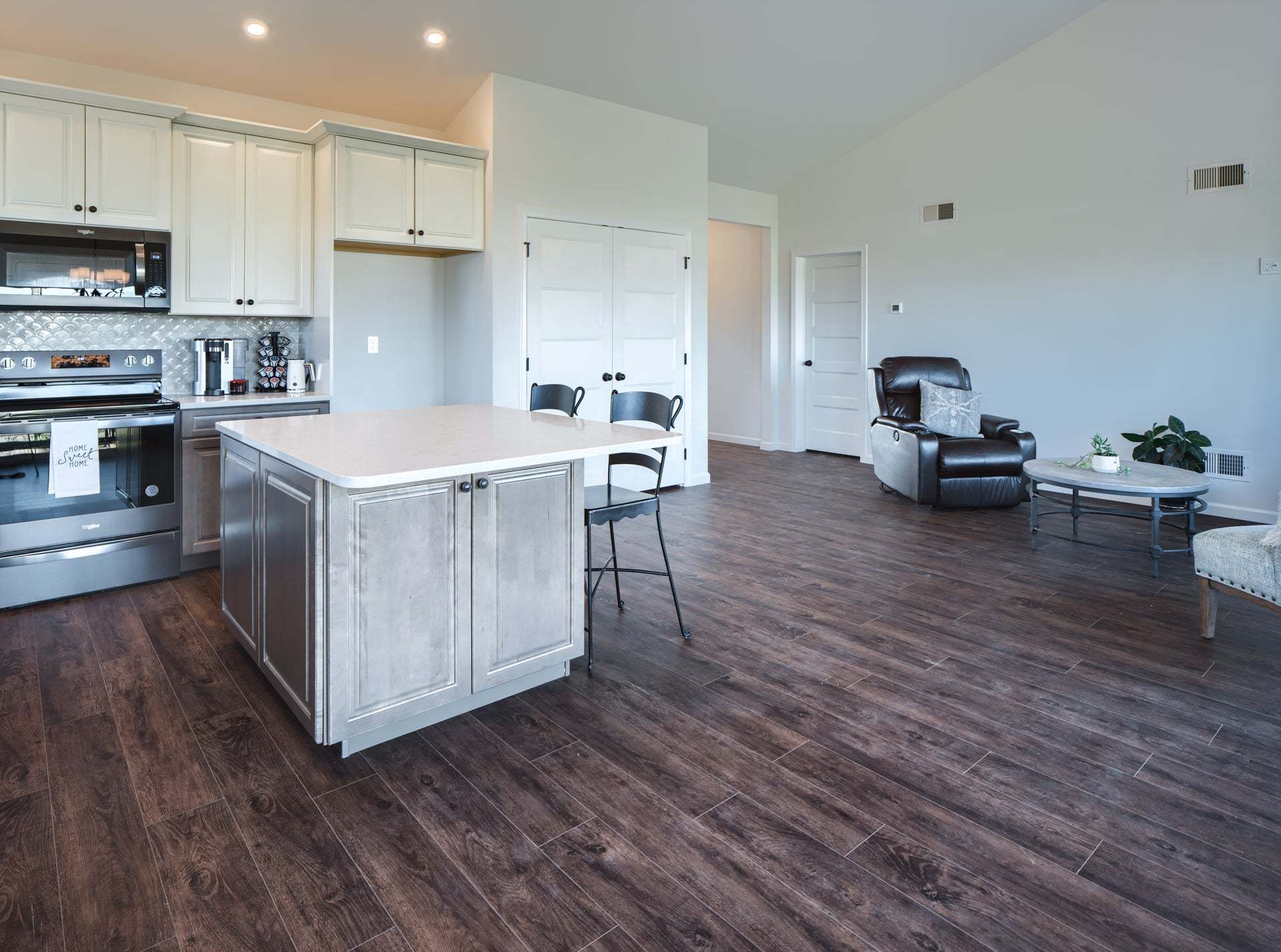 Classic Kitchen and Family Room