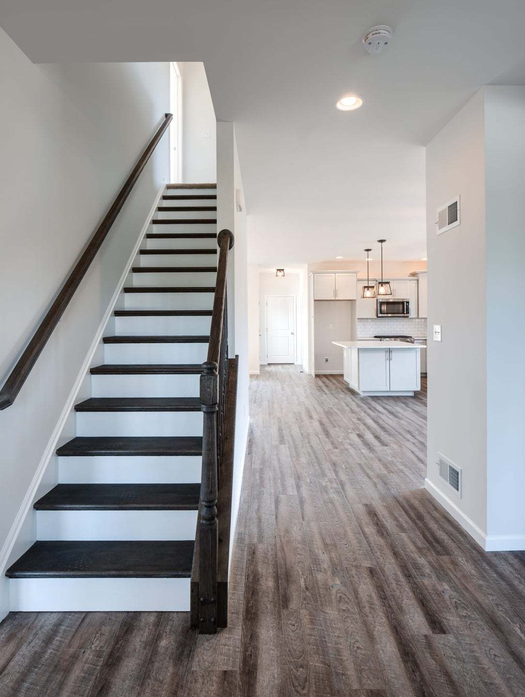 Stairs and Classic Kitchen