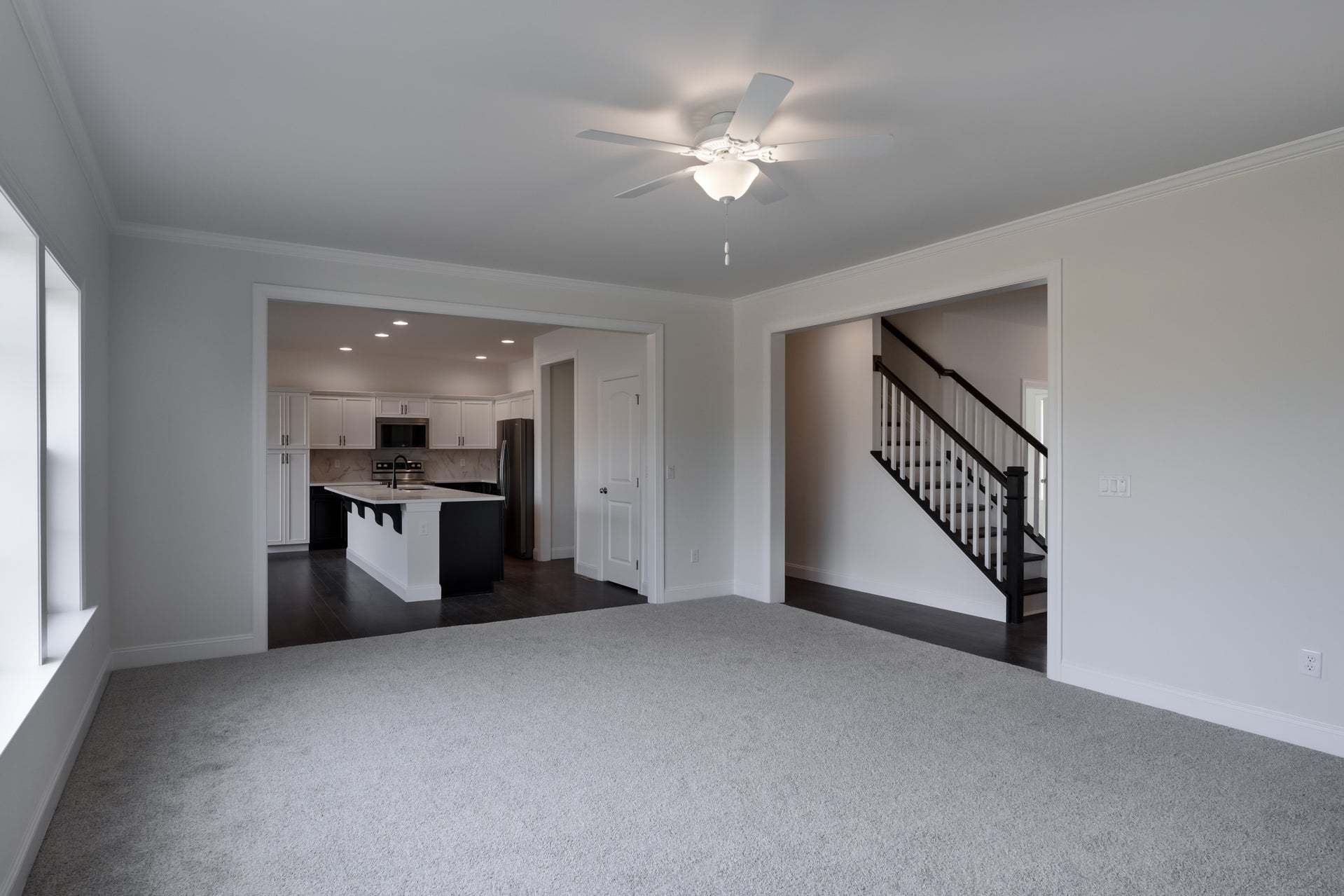 Family Room and Standard Kitche w/Upgrades