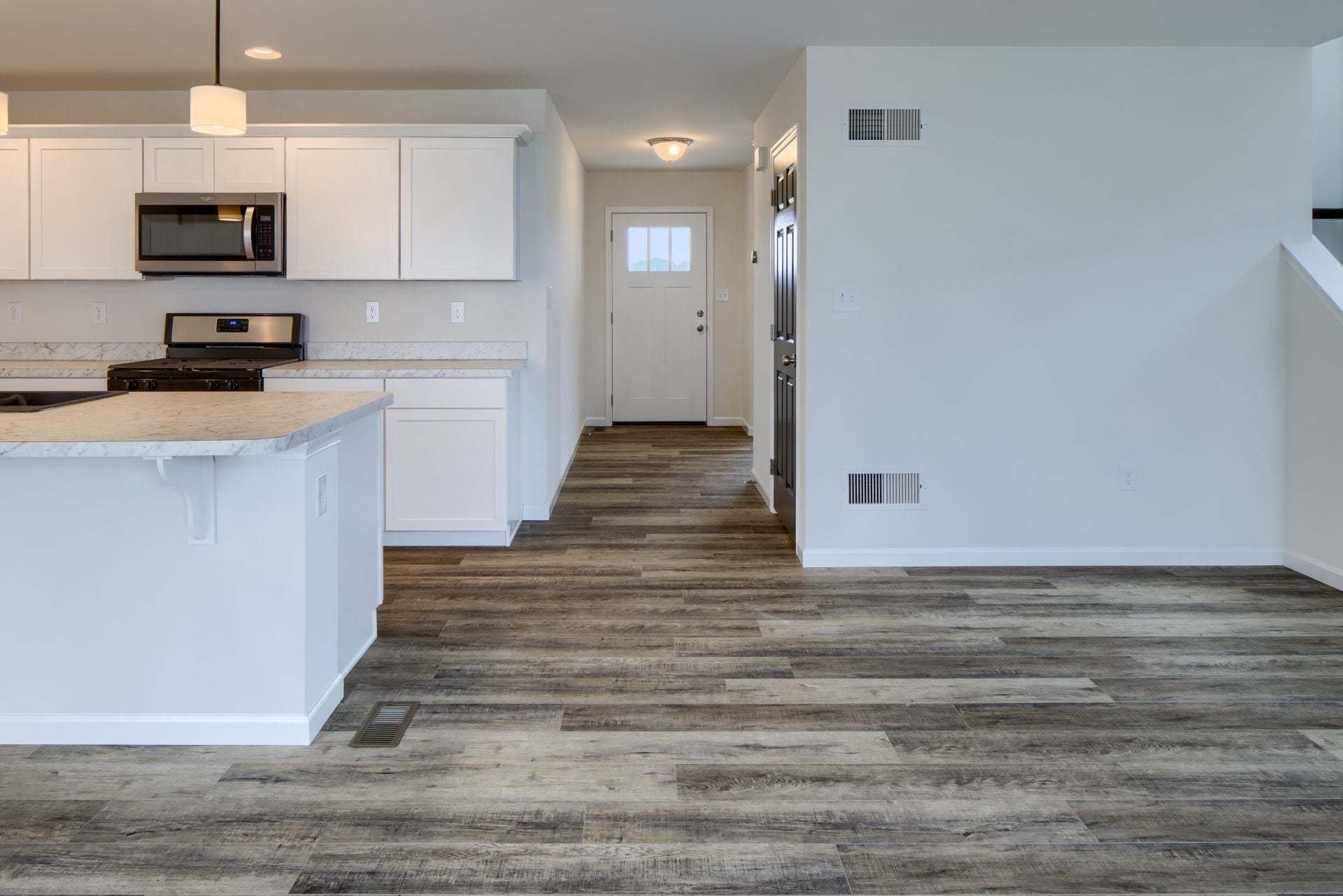 Family Room and Classic Kitchen