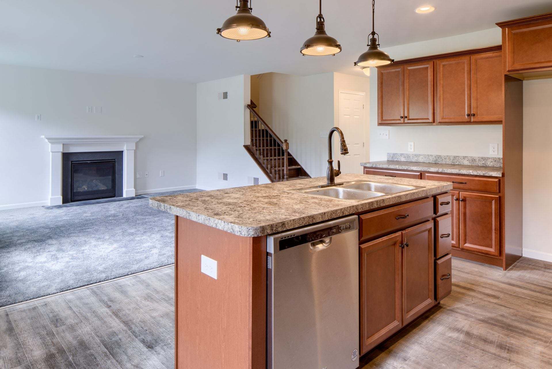 Classic Kitchen and Family Room