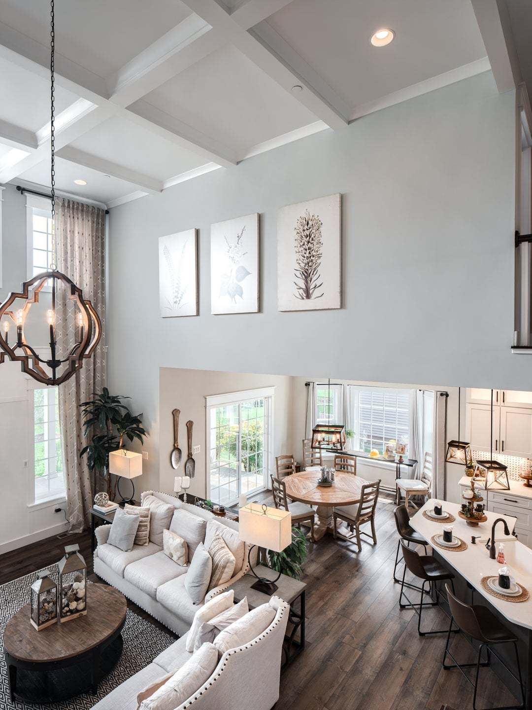 Family Room, Breakfast Area, and Garden Kitchen