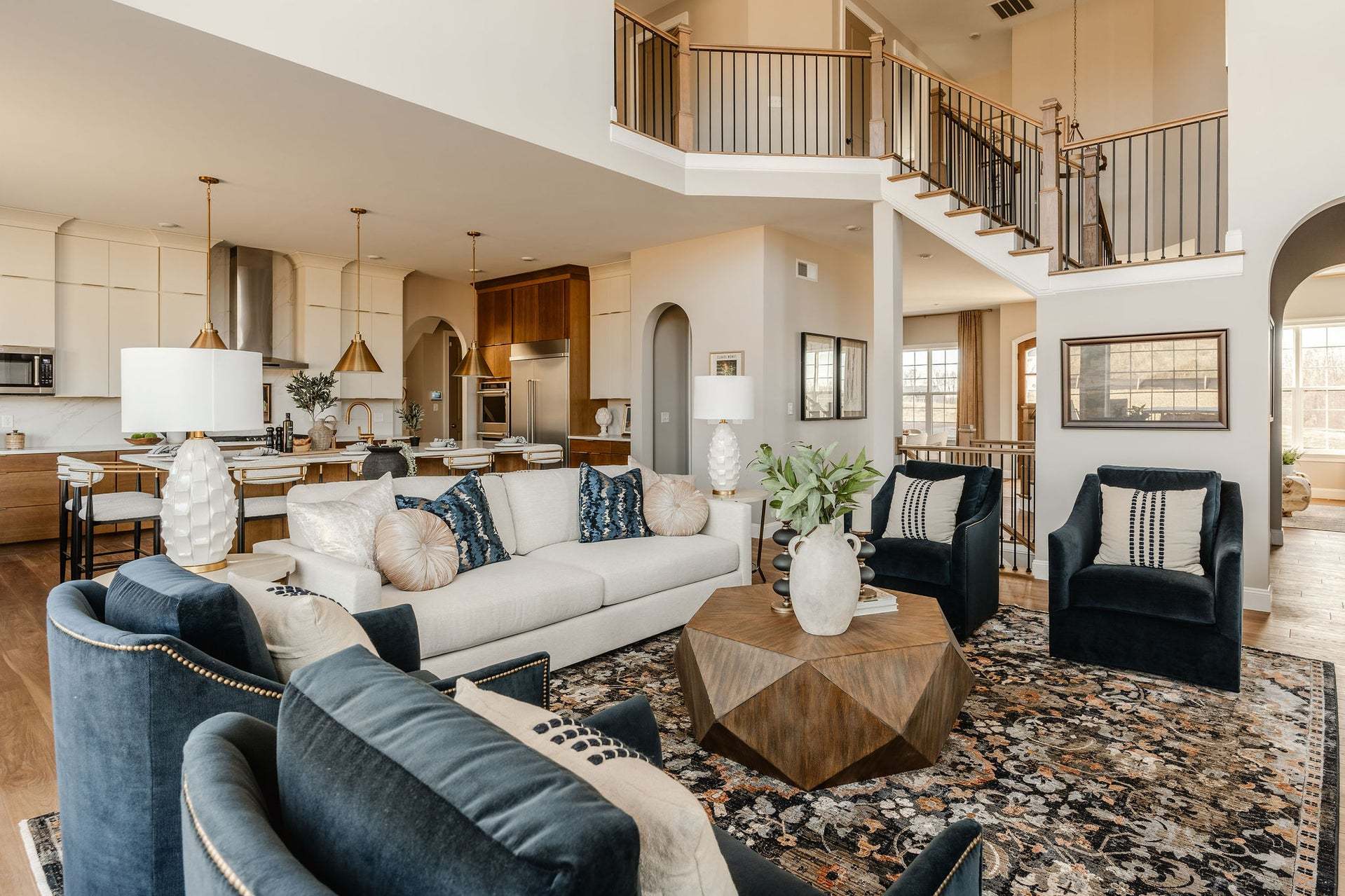 Chef's Kitchen and Family Room