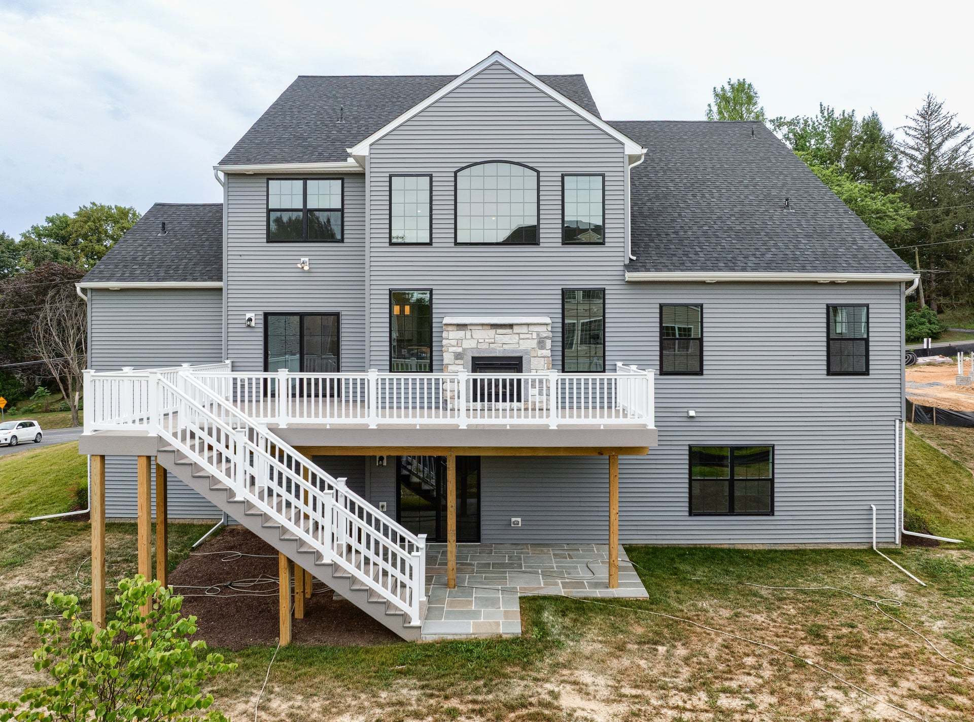 Rear Deck and Walk-Out Patio
