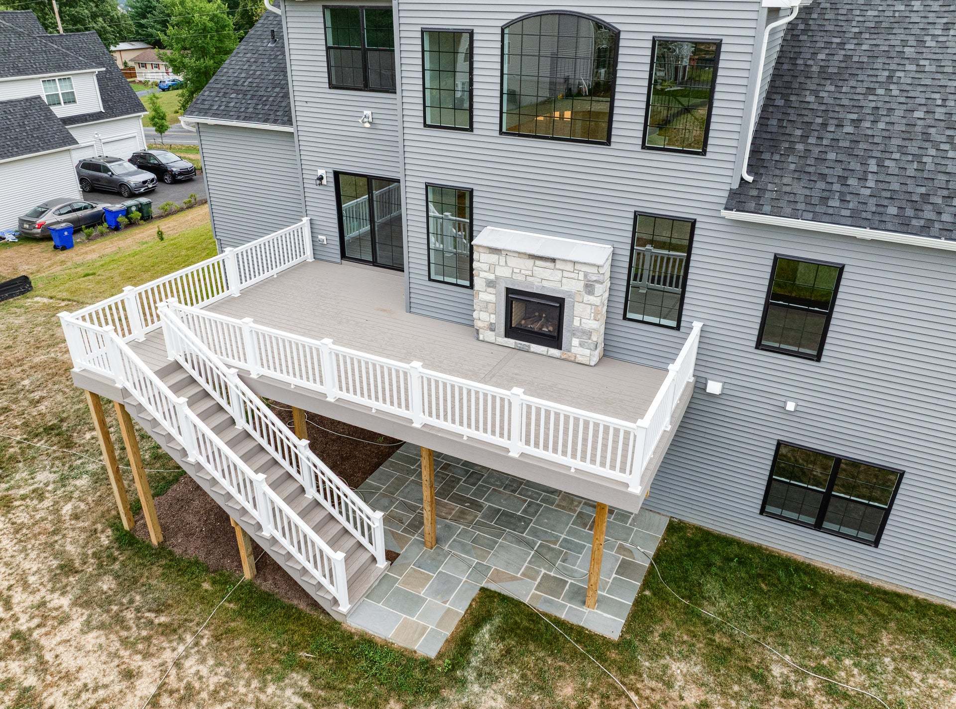 Rear Deck and Walk-Out Patio