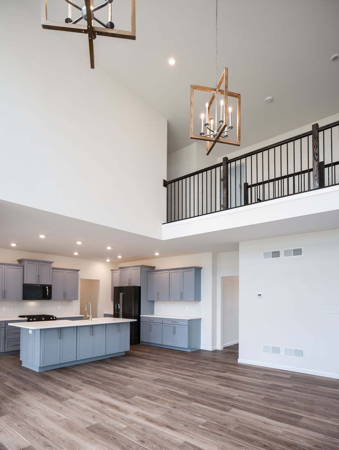 Family Room and Classic Kitchen
