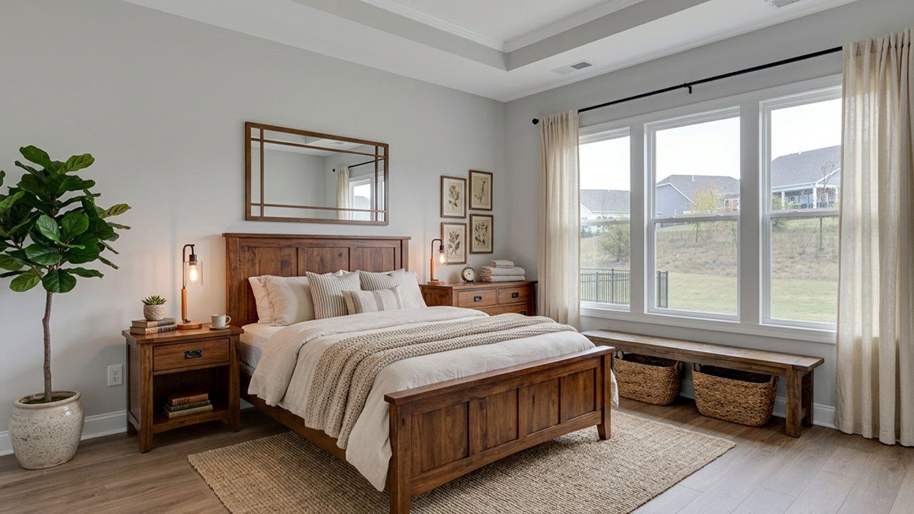 Virtually Staged Owner's Suite