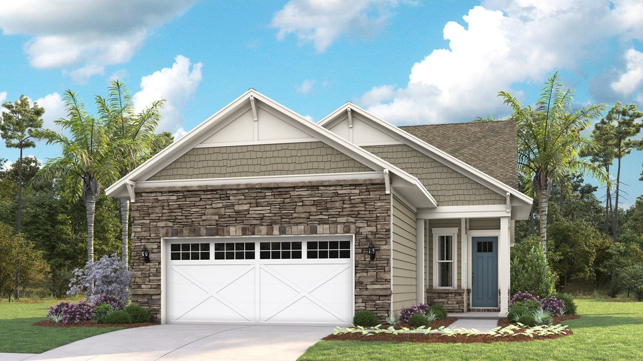 Caroline Model Home | Elevation BS