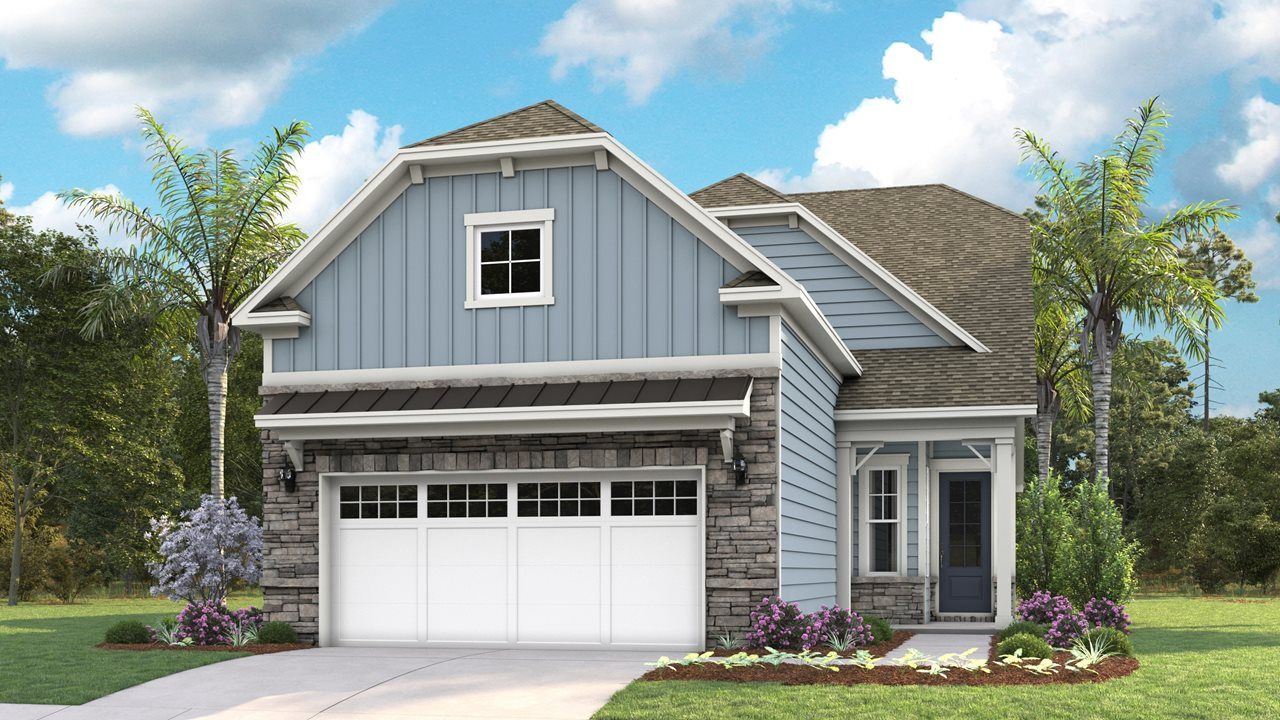 Caroline Model Home | Elevation CS