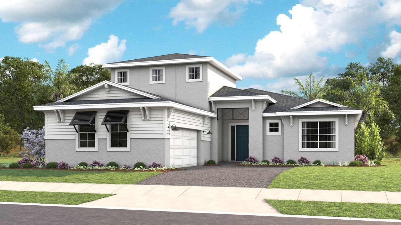 Rachel Model Home | Elevation C - Coastal Bonus