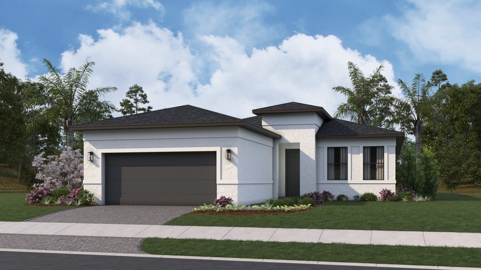 Transitional with Front Load Garage