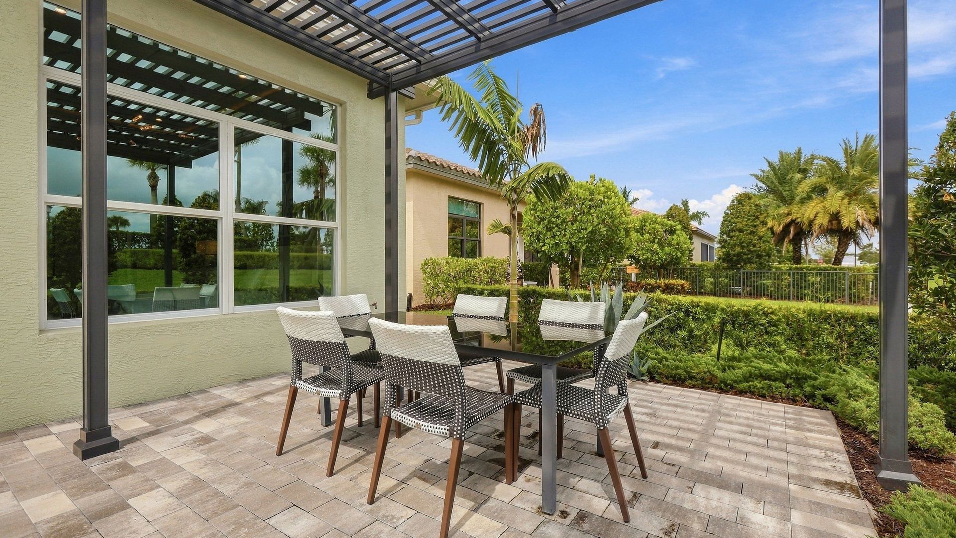 Covered Lanai and Backyard