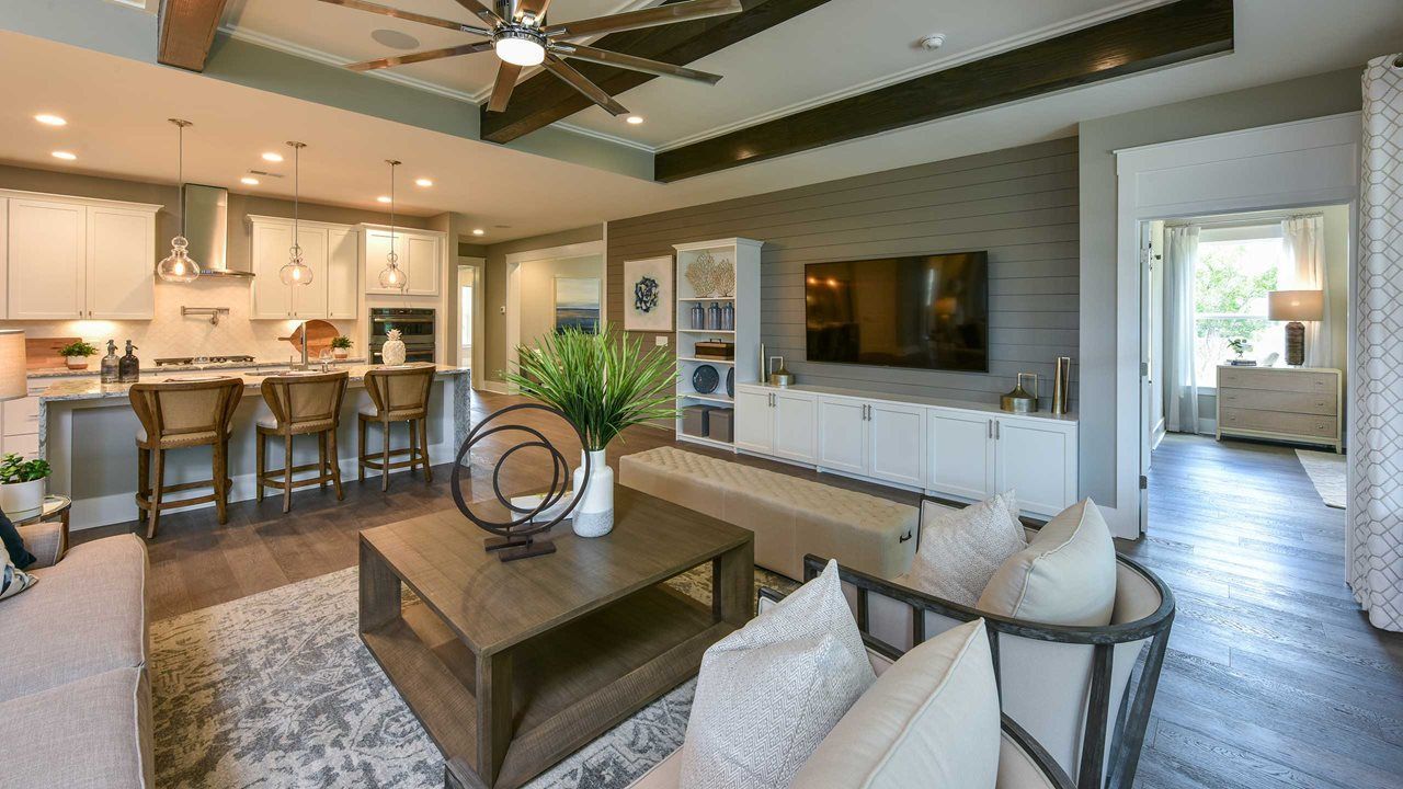 Mulberry Model Home | Island Kitchen & Great Room