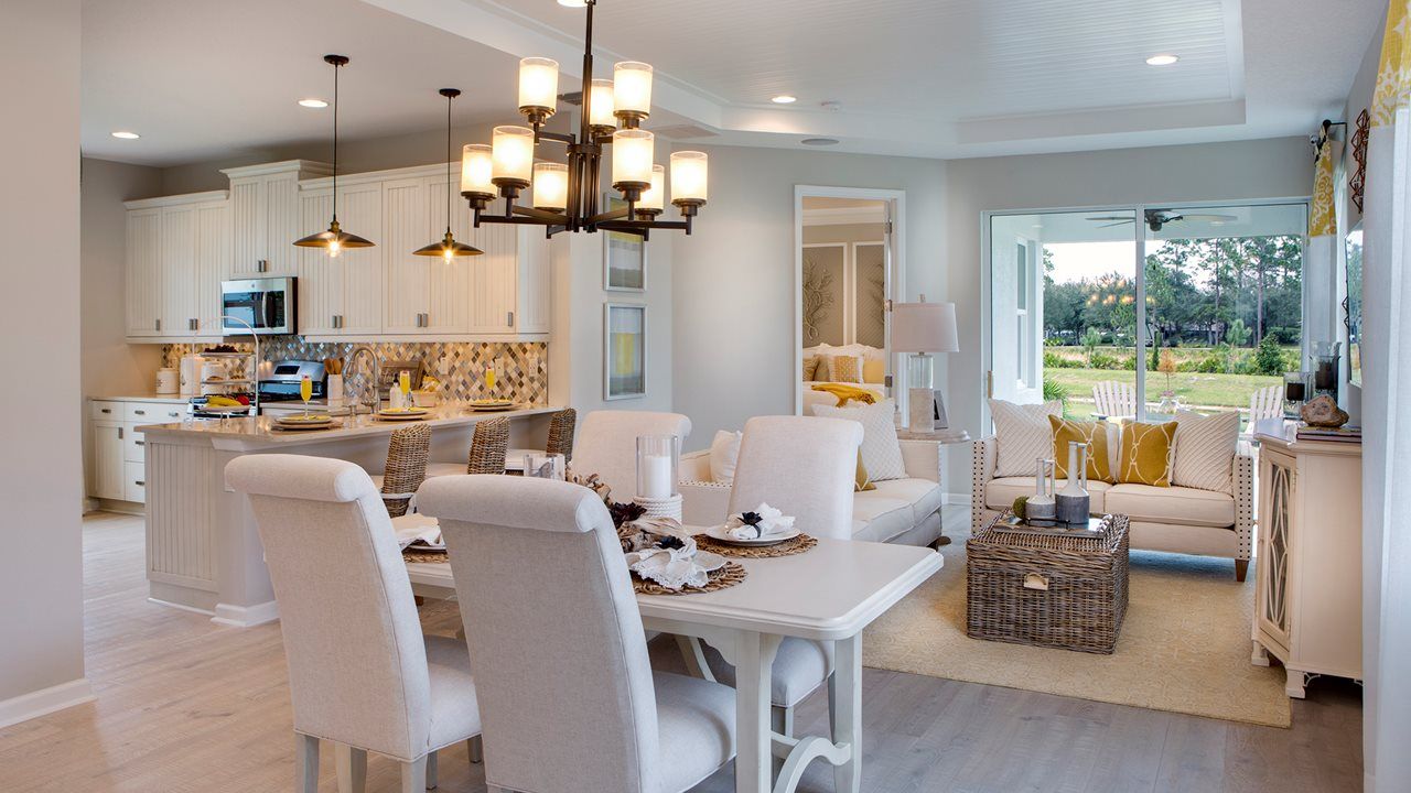 Great Room - Image shown is not modeled at Cresswind Lakewood Ranch