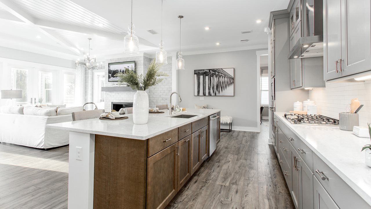 Kitchen to Great Room View