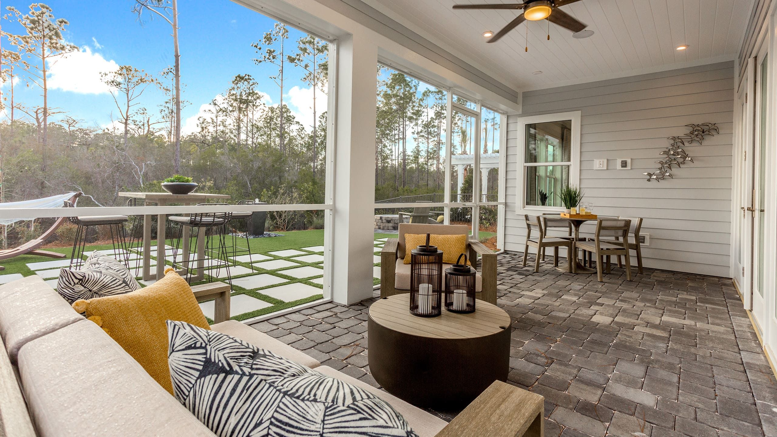 NatureWalk at Watersound Origins Marco Model Covered Lanai