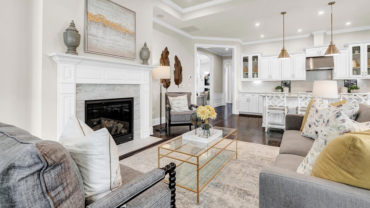 Great Room onto Kitchen
