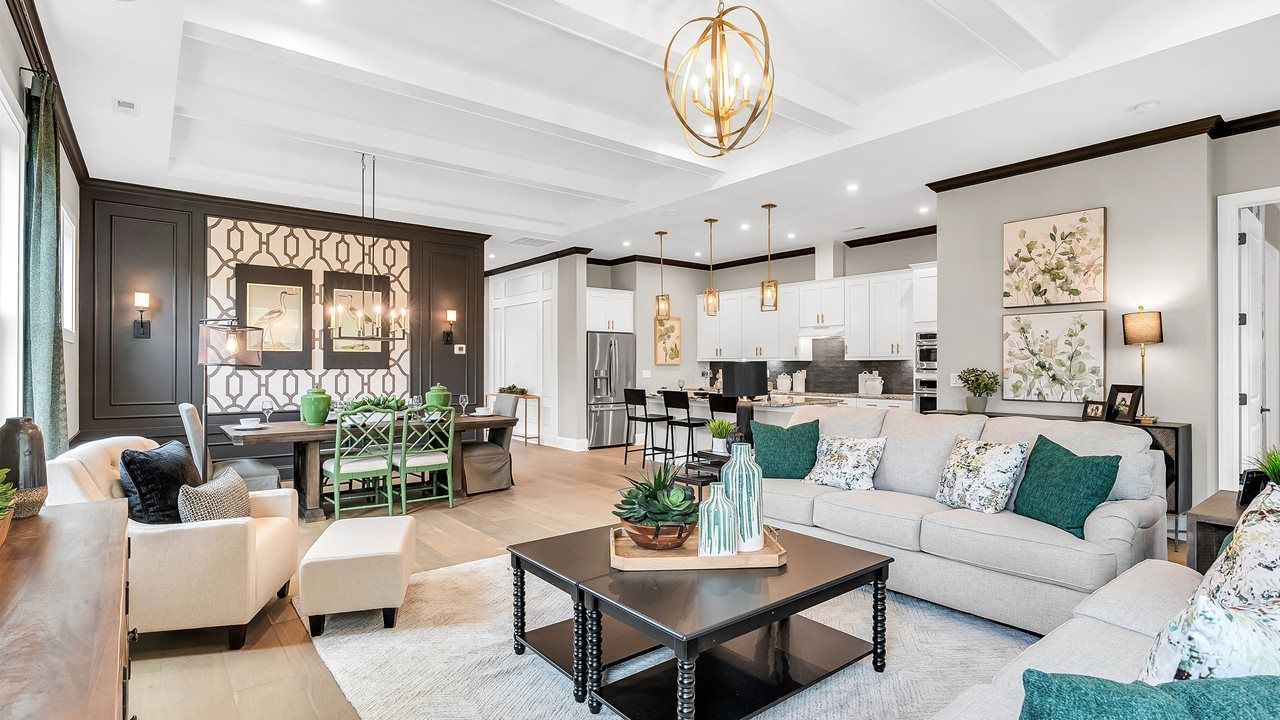 Great Room onto Kitchen