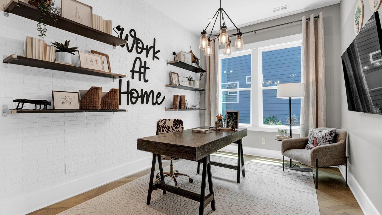 Flex Room used as Home Office