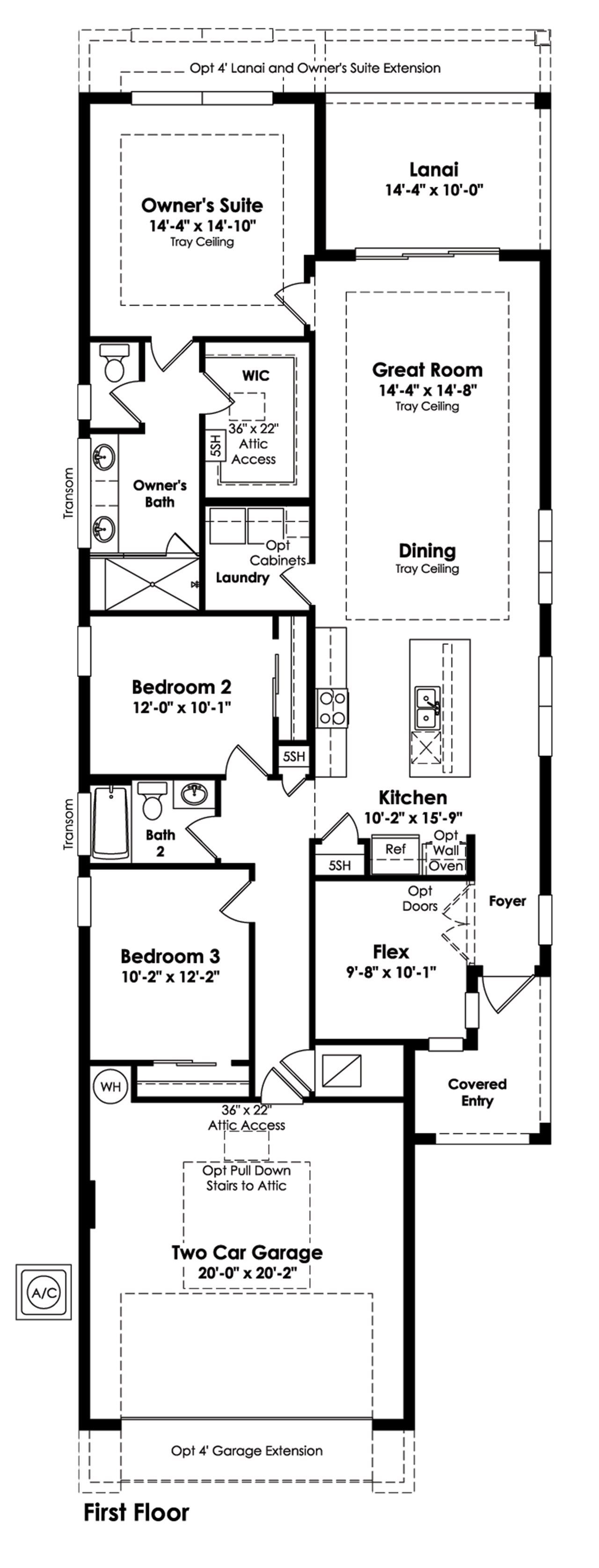 Base Plan - Caroline Model