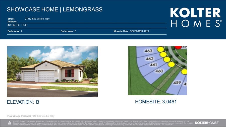 Lemongrass by Kolter Homes in Martin-St. Lucie-Okeechobee Counties FL
