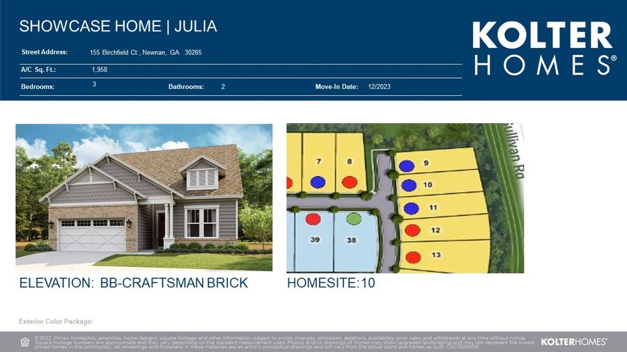 Julia by Kolter Homes in Atlanta GA