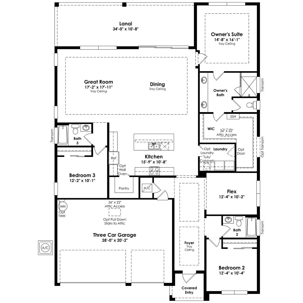 Priscilla Model Home | Floorplan