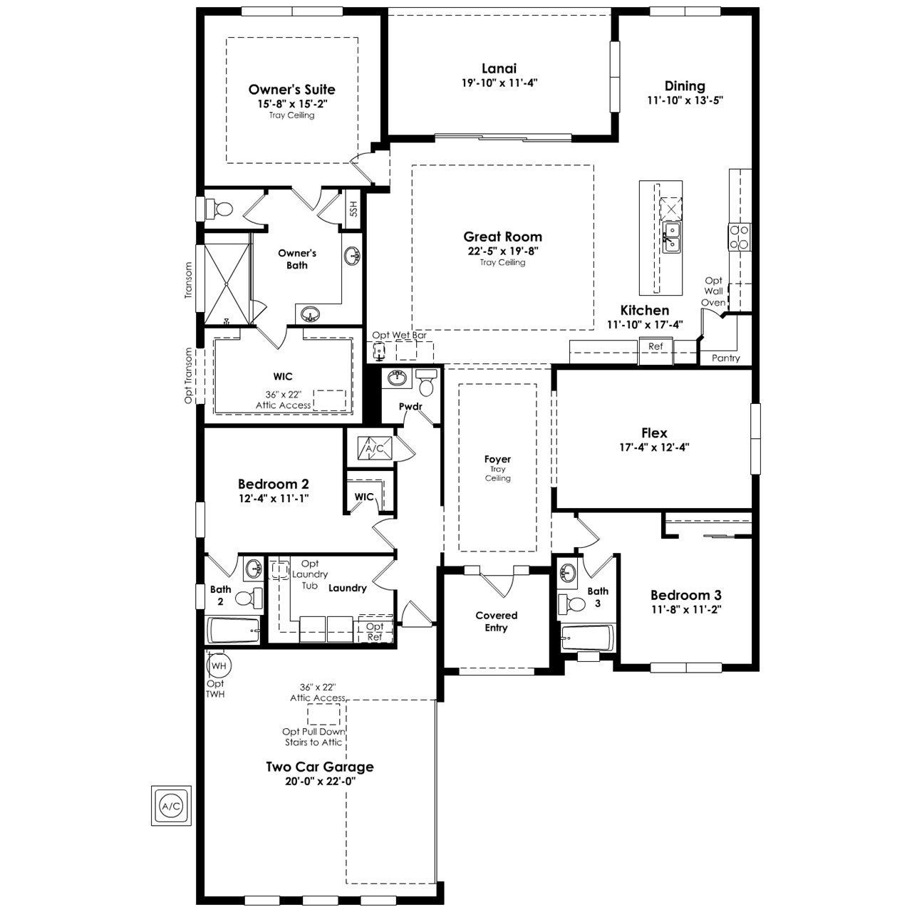Rebecca Model Home | Floorplan