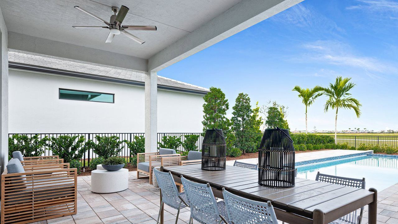 Jordan Model Home | Lanai