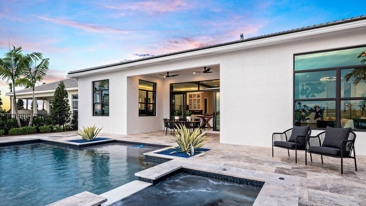 Victoria Model Home | Pool and Rear Exterior