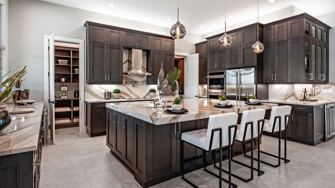 Waverly Model Home | Island kitchen