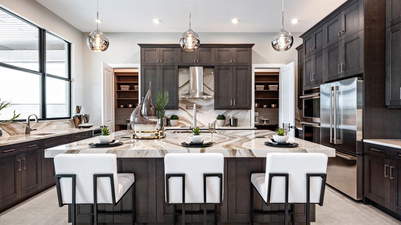 Waverly Model Home | Island kitchen