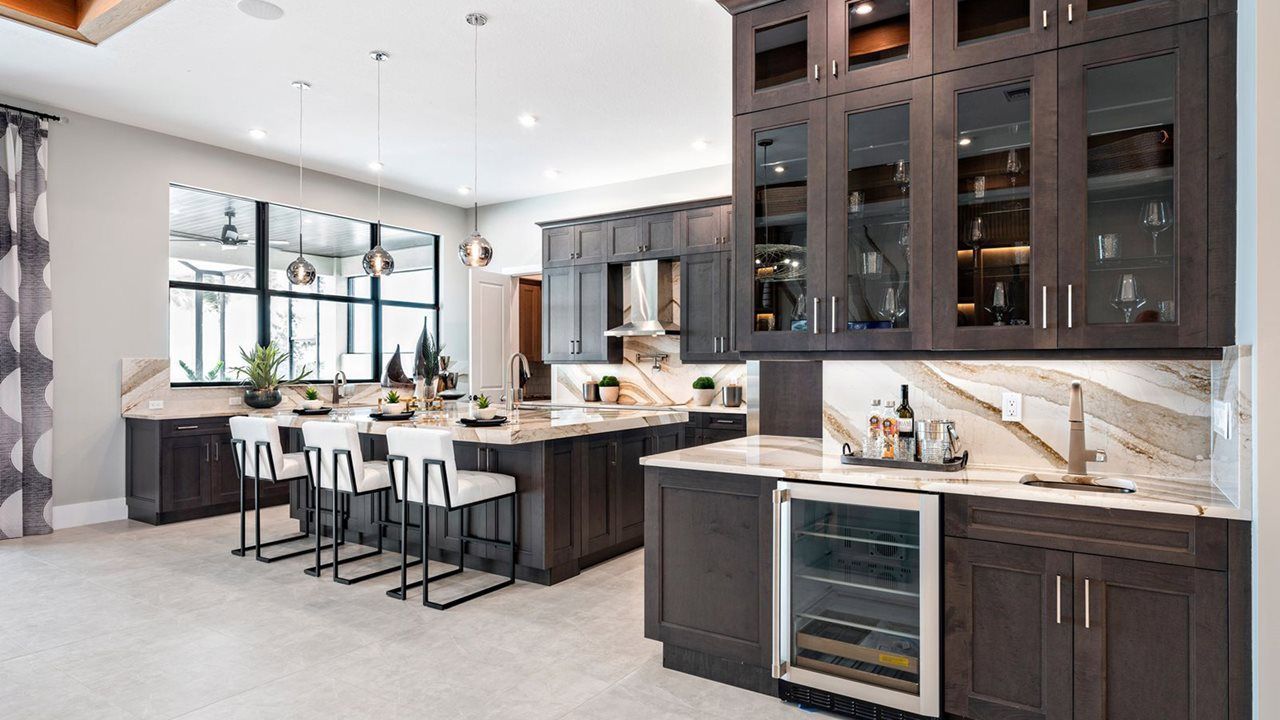 Waverly Model Home | Island kitchen