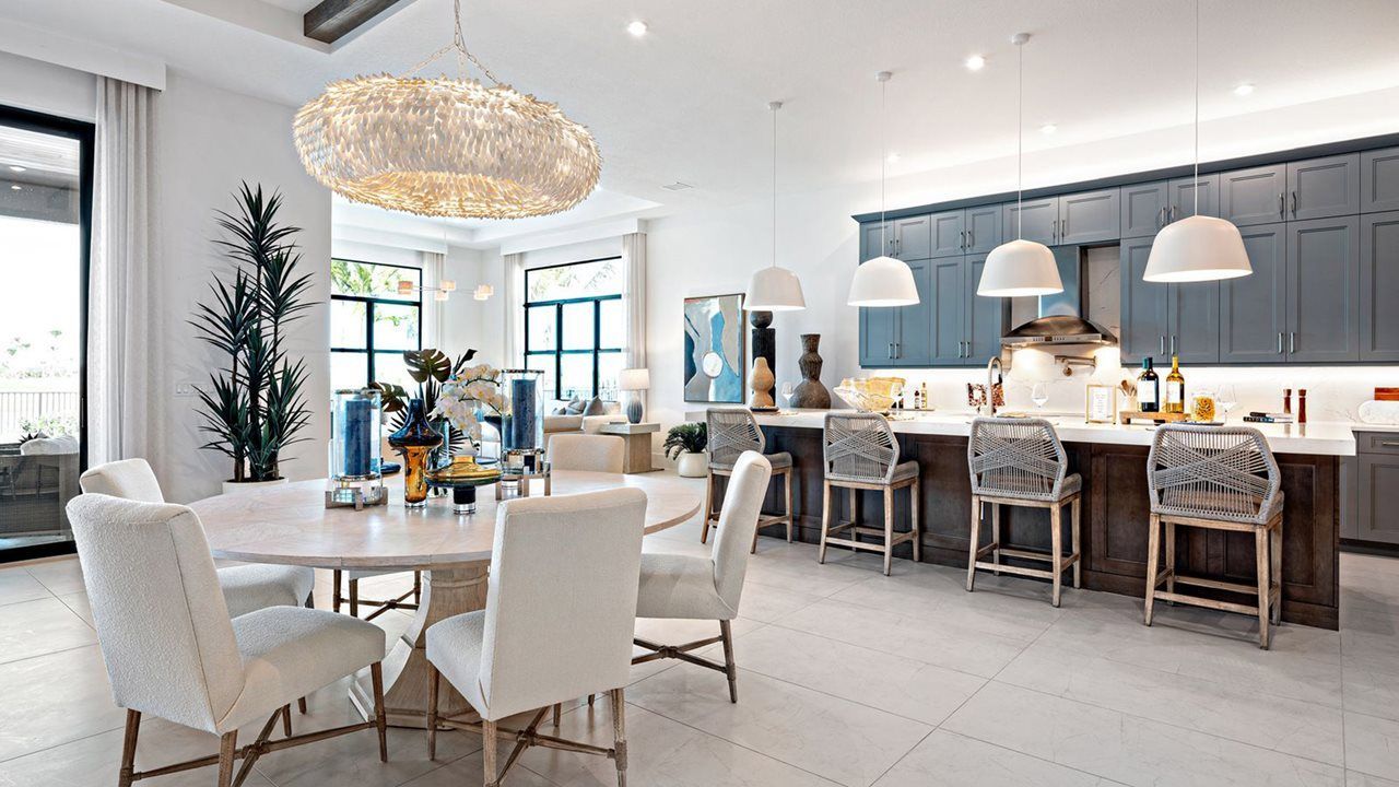 Zara Model Home | Great Room into Kitchen