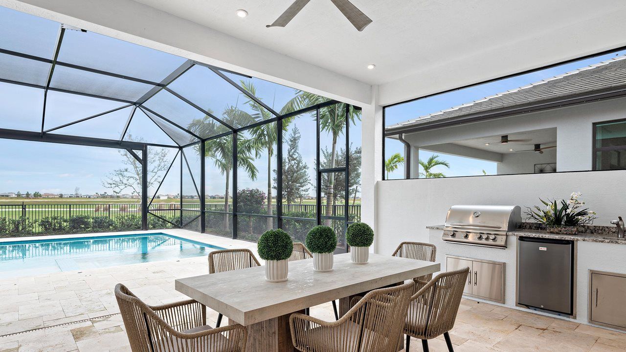 Madeline Model Home | Lanai