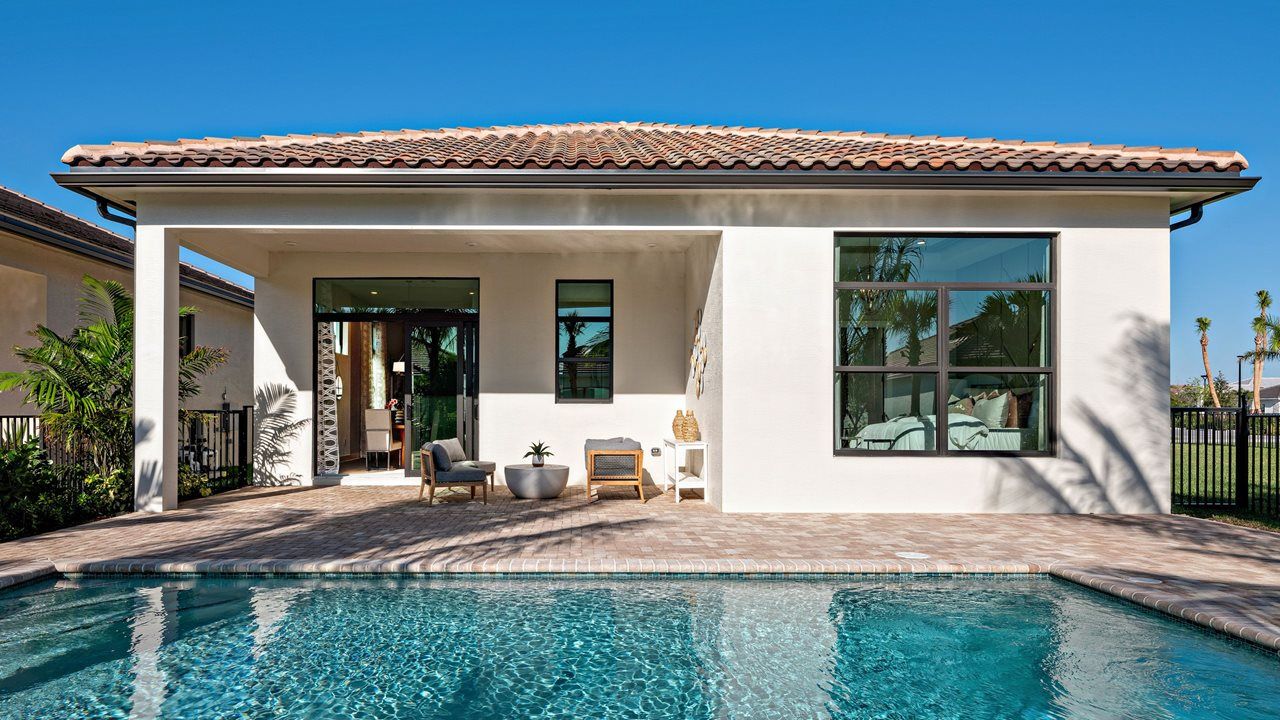 Grace Model Home | Pool and Rear Exterior