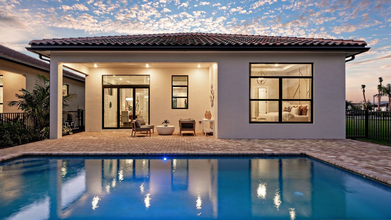 Grace Model Home | Pool and Rear Exterior