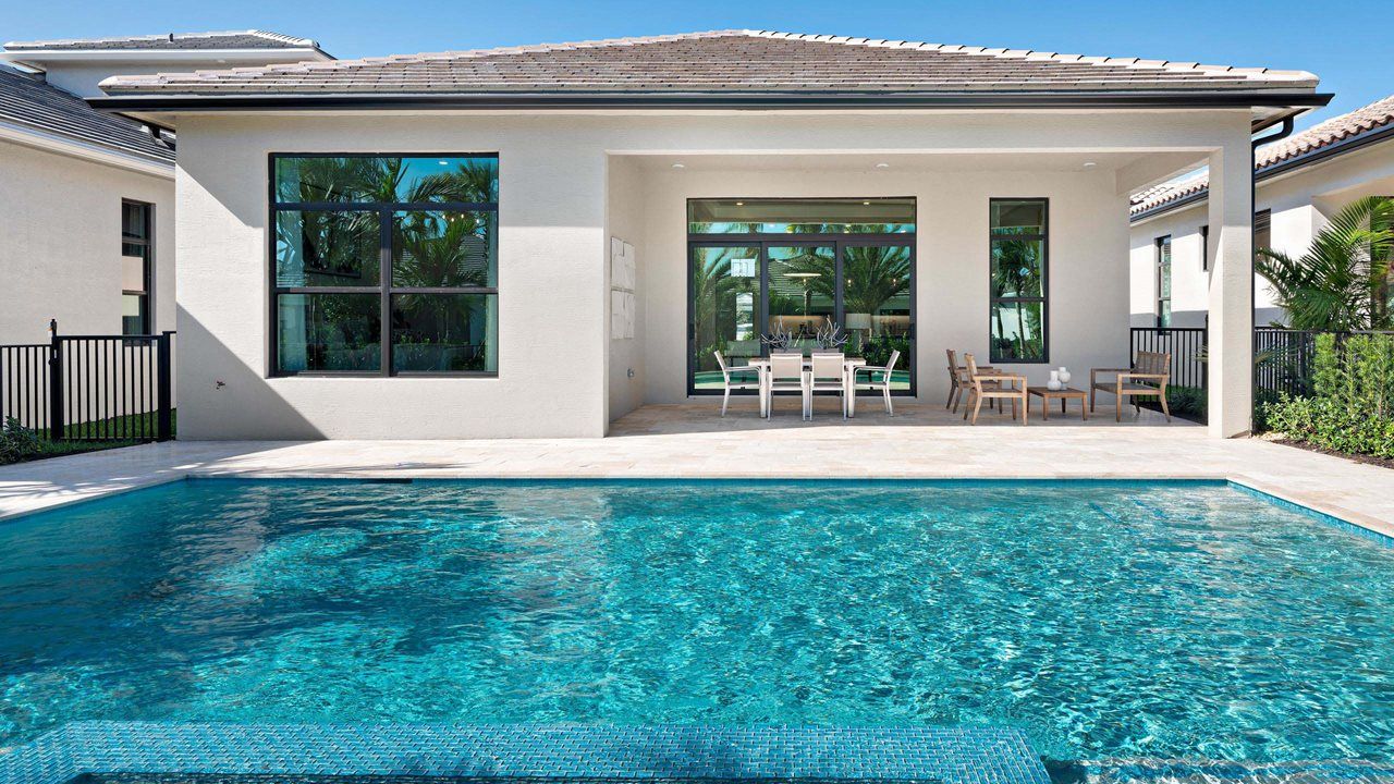 Julia Model Home | Pool and Rear Exterior