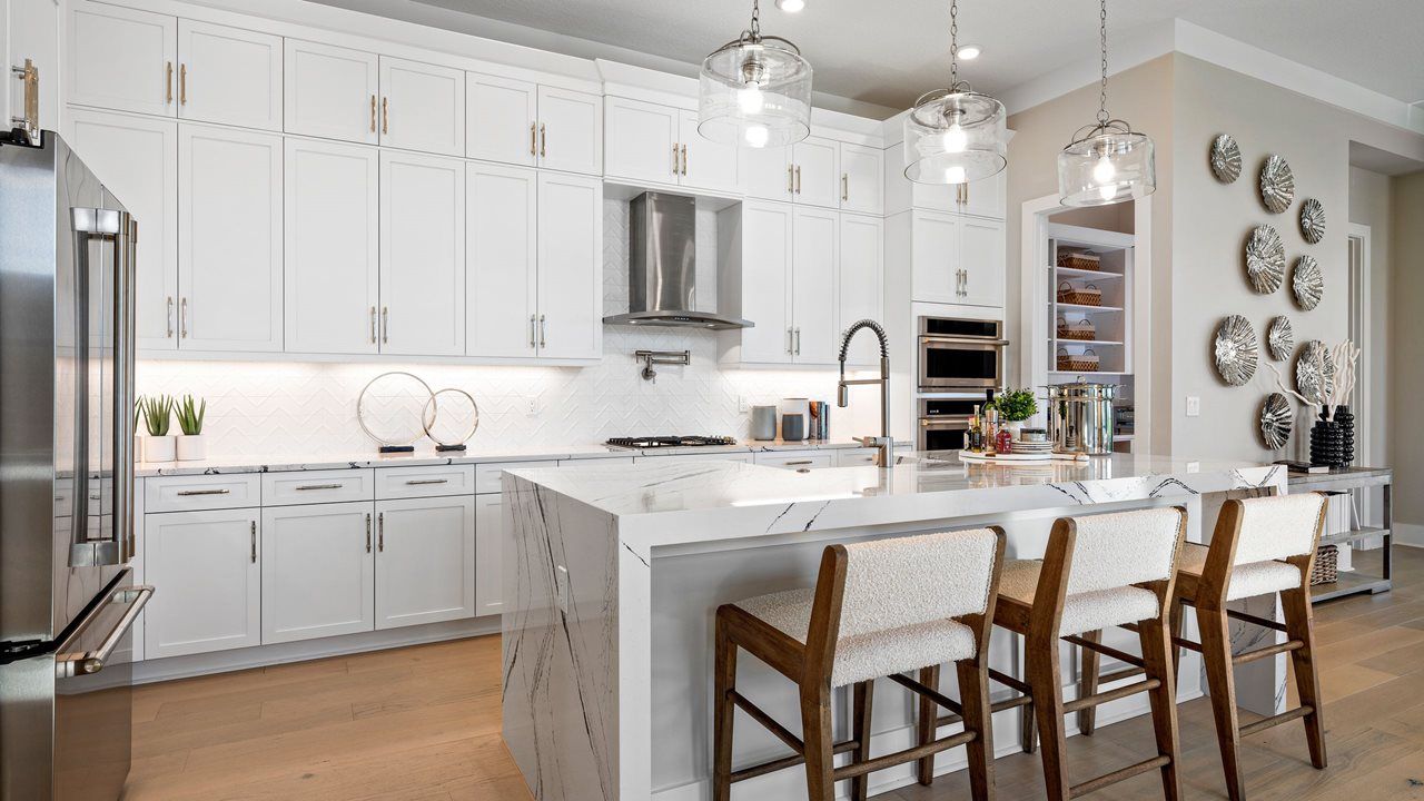 Madison Model Home | Island kitchen