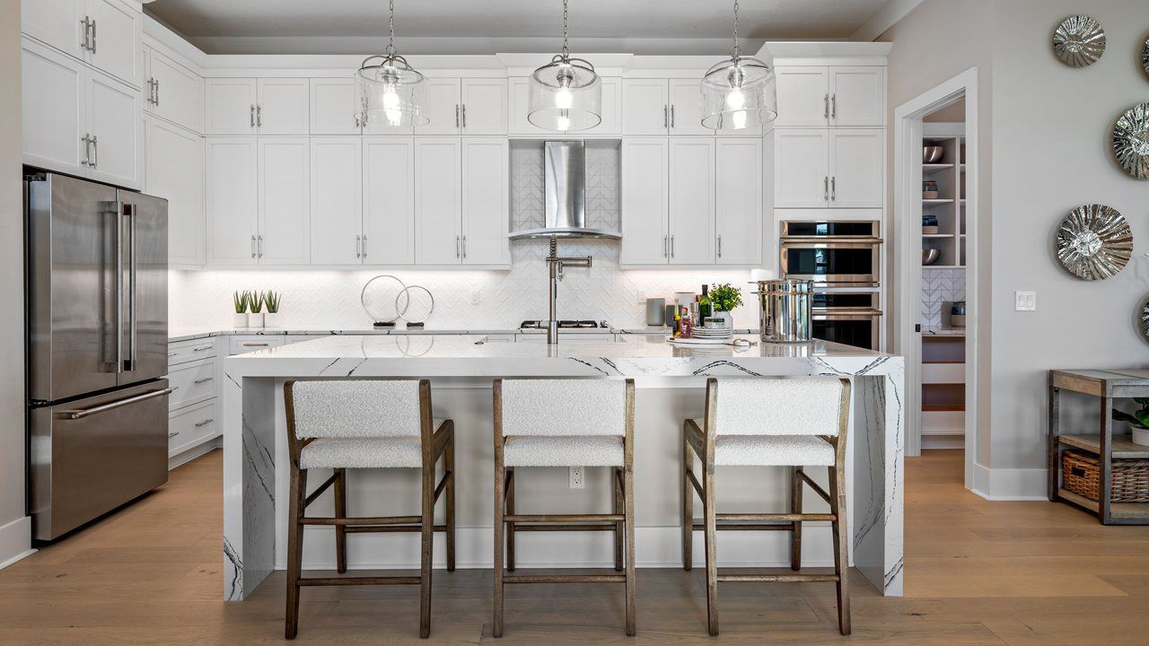 Madison Model Home | Island kitchen