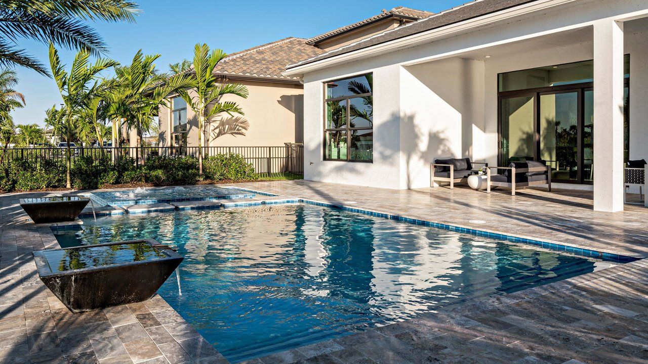 Paige Model Home | Pool