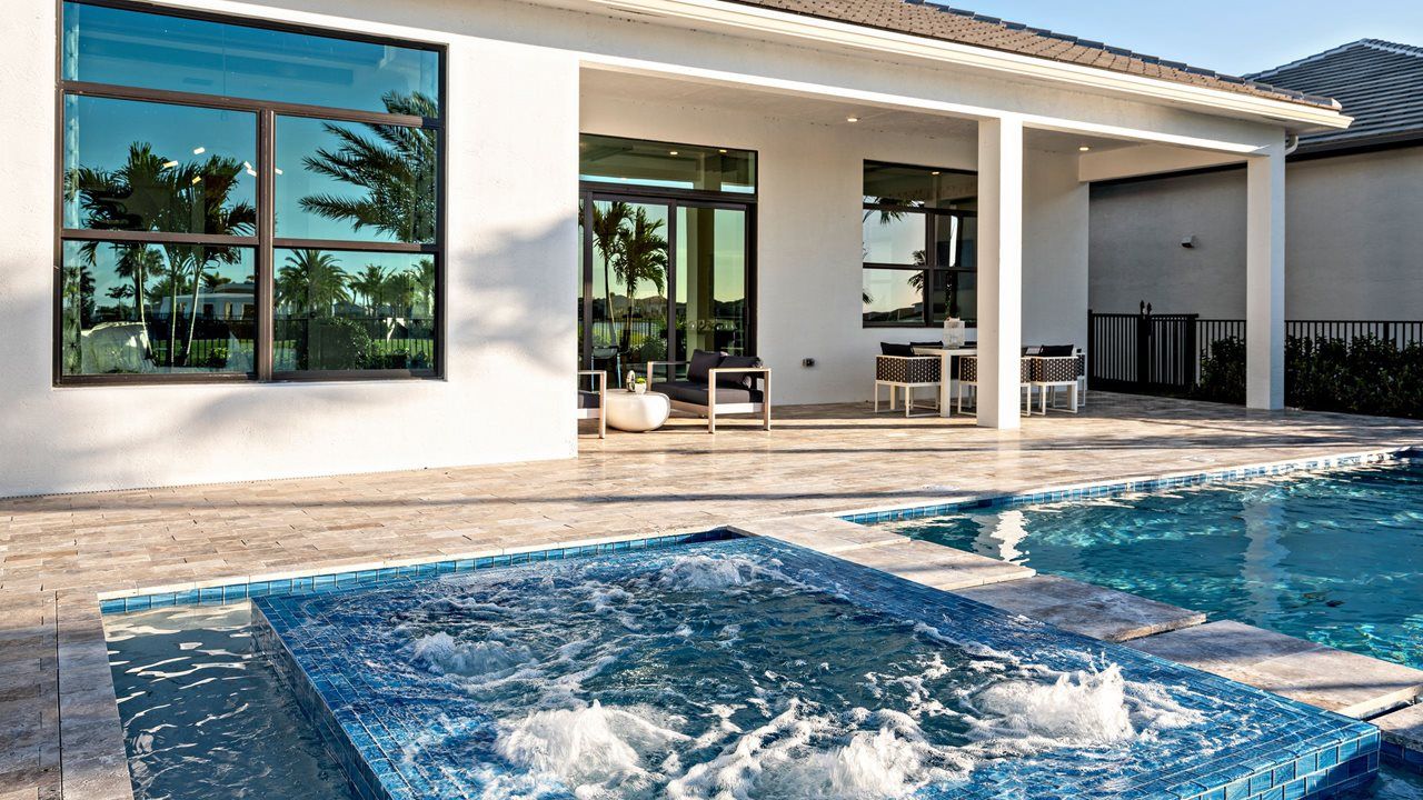 Paige Model Home | Pool