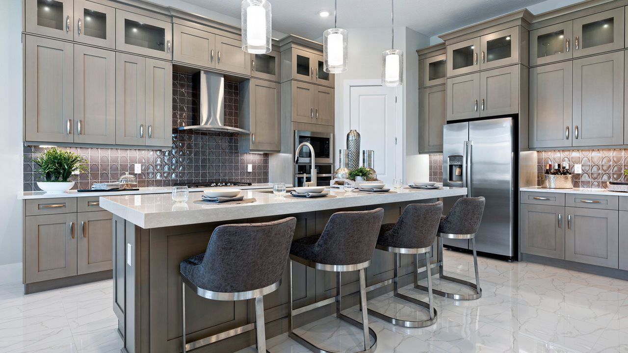 Riley Model Home | Island Kitchen