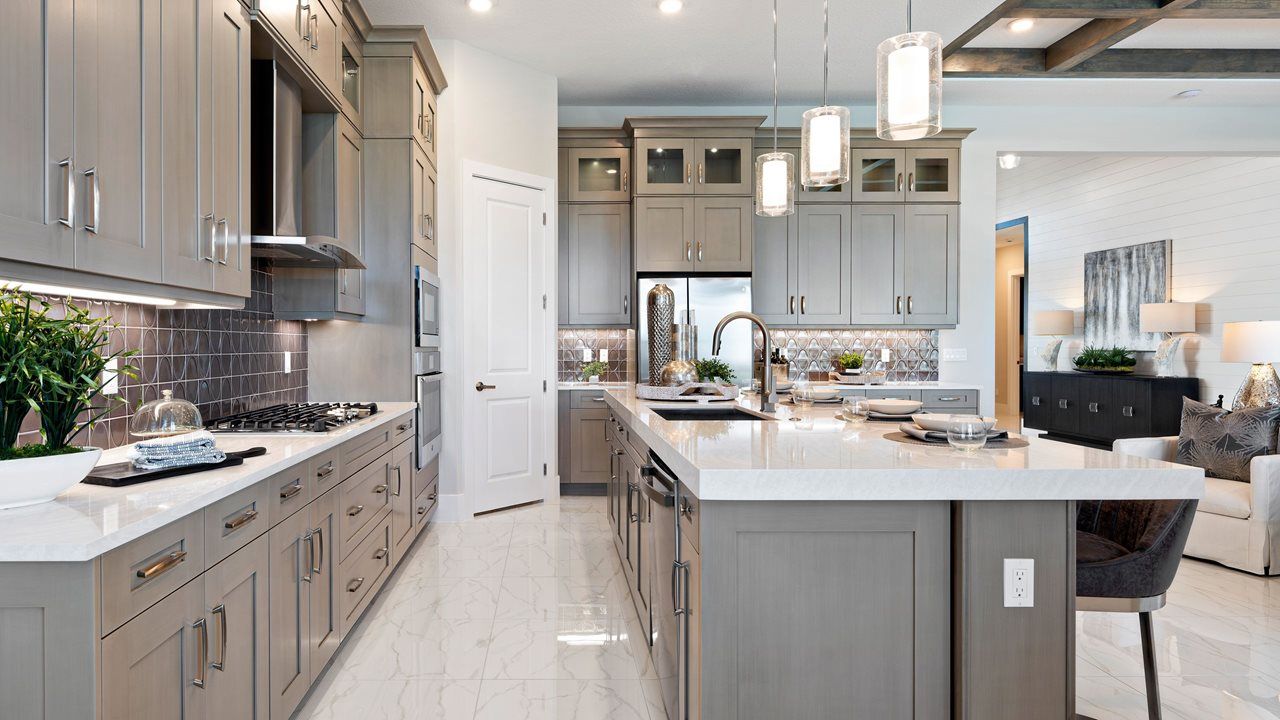 Riley Model Home | Island Kitchen