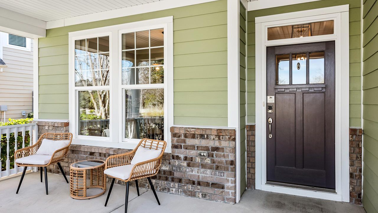 Cypress Model Home | Covered Entry
