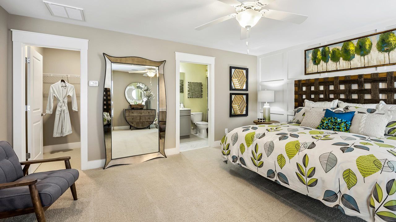 Cypress Model Home | Finished Bonus Room
