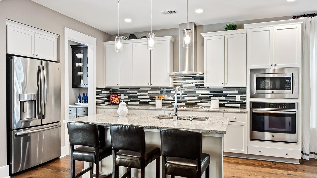 Hickory Model Home | Island Kitchen