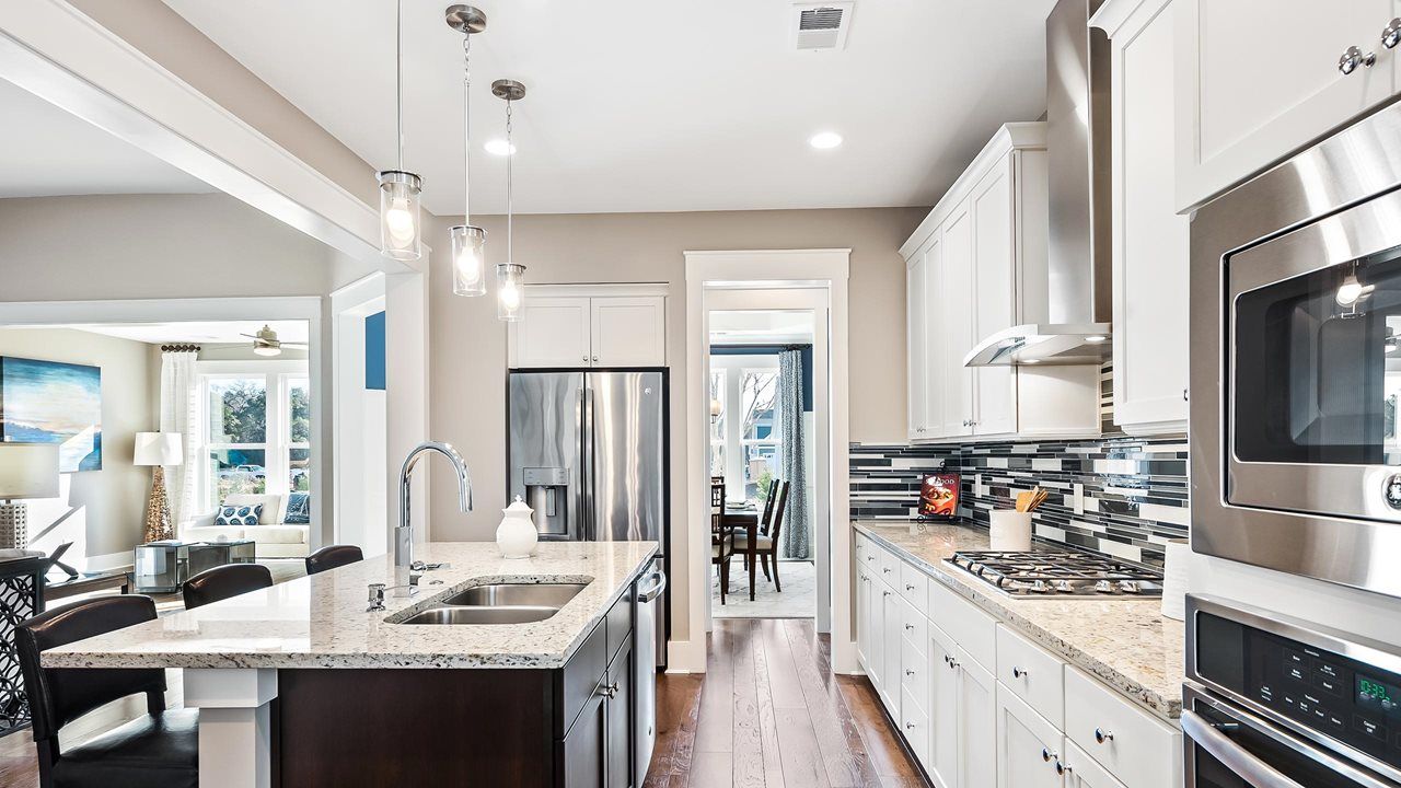 Hickory Model Home | Island Kitchen
