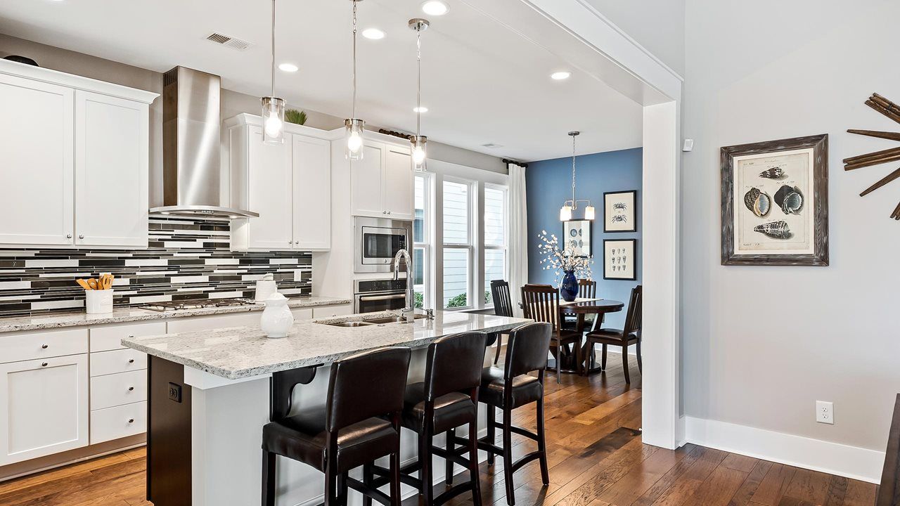 Hickory Model Home | Island Kitchen